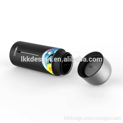 Creative Stainless Steel Thermoses Cup Travel Vacuum Bottle Double Wall Eyes Art Cup